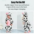 thumbnail image 5 of Baby Cow Costumes Unisex Toddler Onesie Halloween Dress Up Romper,  12-18 Months, 5 of 7