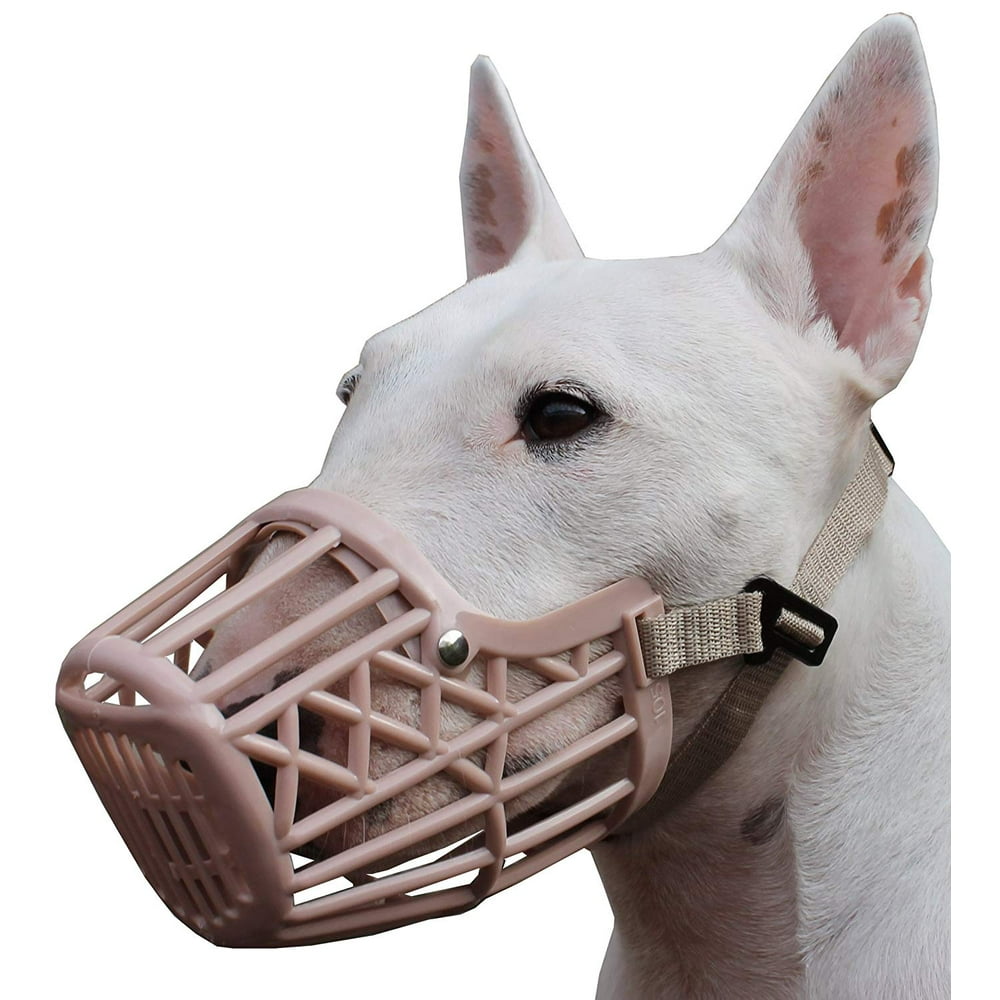 Dogs My Love Plastic Dog Basket Muzzle Beige 7 Sizes (XLarge Circumference 12.5") Walmart