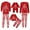 Z01-Red, variant on Gaexia Christmas Pjs for Family Santa Gnome Top & Festive Pattern Pants Holiday Sleepwear for Women, Men, Kids & Baby Couples & Family Matching Christmas Pajamas