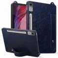thumbnail image 1 of Compatible For Lenovo Tab P12 Case Hand Strap Kickstand Leather Tablet Cover, 1 of 3