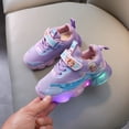 thumbnail image 1 of Disney nuevo coreano niñas dibujos animados bebé niñas princesa congelada niños elsa luz led casual sports shoes29-Insole 17,8 CM Gao Jinjia LED, 1 of 2