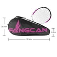 thumbnail image 2 of Bolsa De Raqueta De Tenis Con Correa Para El Hombro + 1 Par Codo De Apoyo Soporte De Corsé Ajustable Con Almohadilla De Compresión Suave - Pa Rosado, 2 of 8