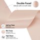 thumbnail image 3 of Cinta decorativa MEEDEE Rose Gold Lux Satin de 7,5 cm x 9 m, 3 of 9