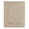 thumbnail image 1 of Sábanas de franela Sleep Philosophy True North King, beige y blanco, 1 of 9