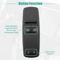 thumbnail image 3 of Unique Bargains Front Left Driver Side Master Power Window Switch for Dodge Grand Caravan 2008-2009 04602537AE Black, 3 of 9