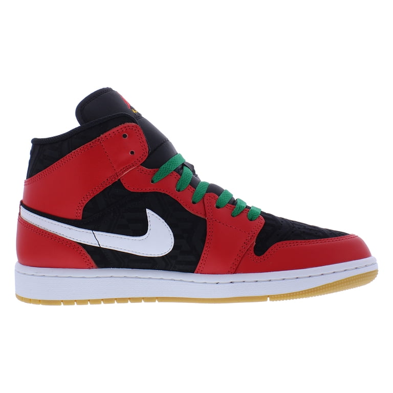 Nike Air Jordan 1 Mid SE Retro Christmas Basketball Sneakers  display picture 1