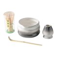 thumbnail image 1 of Conjunto de de té de 4pcs matcha, set de de té matcha batida y soporte de matcha tradicional japonesa para la familia del comedor negro, 1 of 9