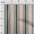 thumbnail image 1 of oneOone Viscose Chiffon Fabric Bayadere Stripe Printed Craft Fabric BTY 42 Inch Wide, 1 of 4