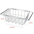 thumbnail image 1 of Expandable Dish Drying Rack Over The Sink Adjustable Arms Adjustable Arms Dish Drainer Pots Bowls Plates Holder Basket, 1 of 6