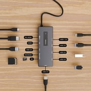 Vivitar 10-in-1 High-Speed USB Memory Card Reader with Multi-Card Compatibility for SD and MicroSD Cards