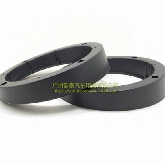 WEUVEB Durable Car Speaker Spacer Adapter Black Plastic for Clear Audio 2Pcs