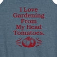 thumbnail image 3 of Instant Message - Love Gardening From Head Tomatoes  - Women's Racerback Tank Top, 3 of 6