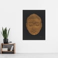 thumbnail image 2 of Reijer Stolk Head Of Buddha Buddhism Drawing Extra Large XL Wall Art Poster Print, 2 of 3