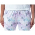 thumbnail image 3 of AC/DC Womens' All Over Logo Pastel Tie Dye Pajama Pants Loungewear Sleep, 3 of 6