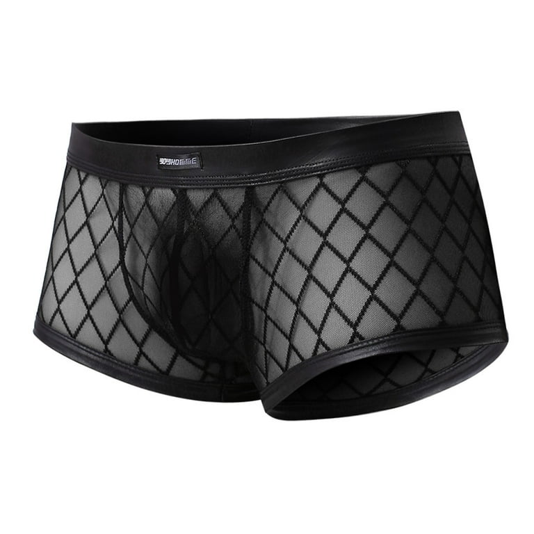 Men's New Style Breathable Mesh Underwear Comfortable Large Size Underwear  Mens Sweat Proof Underwear Sublimation Boxers