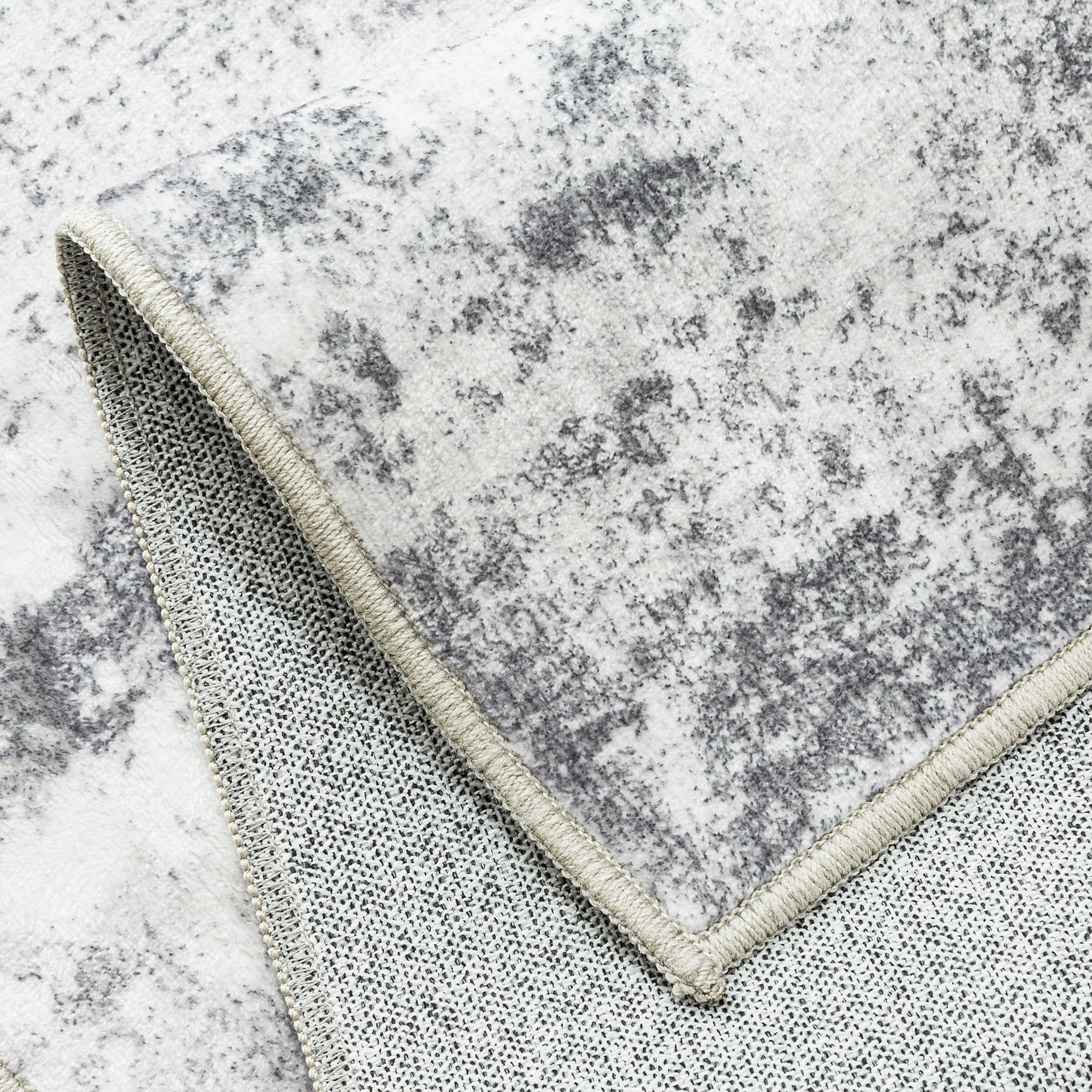 BERTHMEER 2'x8' Washable Runner Rugs for Hallway Kitchen Entryway Non-slip, Gray
