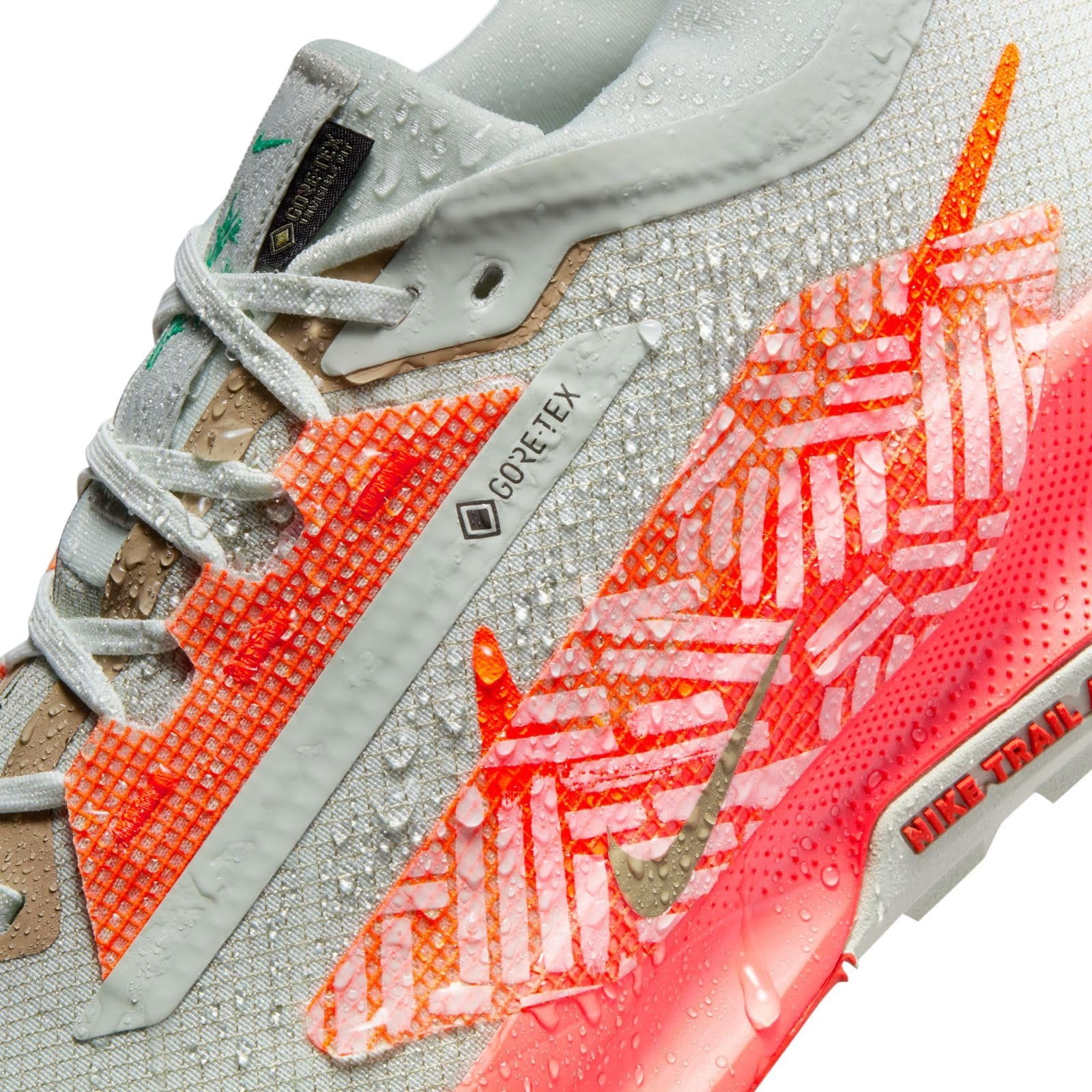 Nike Pegasus Trail 5 GTX ‘Light Silver/Wild Mango’ Men’s Size 9.5 FQ0908-004 New Nike Pegasus Trail 5 Gore-Tex Light Silver / Light Wild  main image 4