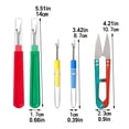 thumbnail image 4 of Household Seam Rippers Trimming Scissor Portable Embroidery DIY Crafting Stitch Remover Needle Art Thread Unpicker Removal Tool, 4 of 6