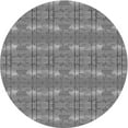 thumbnail image 1 of Ahgly Tapis Rond Lavable en Machine Intérieur Transitionnel Gris Foncé, 3 Pieds Rond, 1 of 7