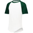 thumbnail image 1 of T-shirt Baseball à Manches Courtes 2.0 S Blanc/vert Foncé, 1 of 2
