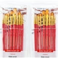 thumbnail image 7 of Transon 20pcs Artist Painting Brush Set for Acrylic Watercolor Gouache Hobby Craft Face Rock Painting, 7 of 7