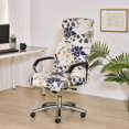 thumbnail image 1 of Funda para silla de oficina con cremallera, funda para silla giratoria para computadora, funda protectora elástica para silla de hotel con reposabrazos unidos, 1 of 6