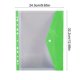 thumbnail image 3 of Bolsa Transparente para Carpetas de Hojas Sueltas A4 | Bolsa de Plástico con 11 Orificios | Organizador de Documentos Multicolor con Cierre a Presión | Carpeta de Oficina Resistente para Recibos, Fac, 3 of 6
