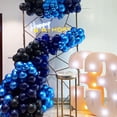 thumbnail image 4 of Yanonmyfd 100 Pack 12 inch Navy Blue Latex Balloons - Round Dark Blue Balloons for Birthday Party, Graduation, Wedding, Anniversary, Baby Shower Decorations,Navy Blue, 4 of 24