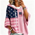 thumbnail image 3 of LNZGNM Womens Sweatshirt Long Sleeve Hooded School Teacher Outfits Striped Comfy Clothes for Ribbon Breast Cancer Awareness,(XXXXL), 3 of 5