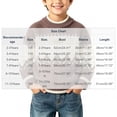 thumbnail image 3 of Guluxicc Kids Girls Turtleneck Cable Knit Sweater Long Sleeve Chunky Pullover Sweaters Fall Winter Loose Tops 3-8 Years, 3 of 6
