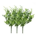 thumbnail image 4 of Raindrops Plastic Faux Eucalyptus Artificial Plants Green for Vase Bouquet Home Garden Use, 4 of 8