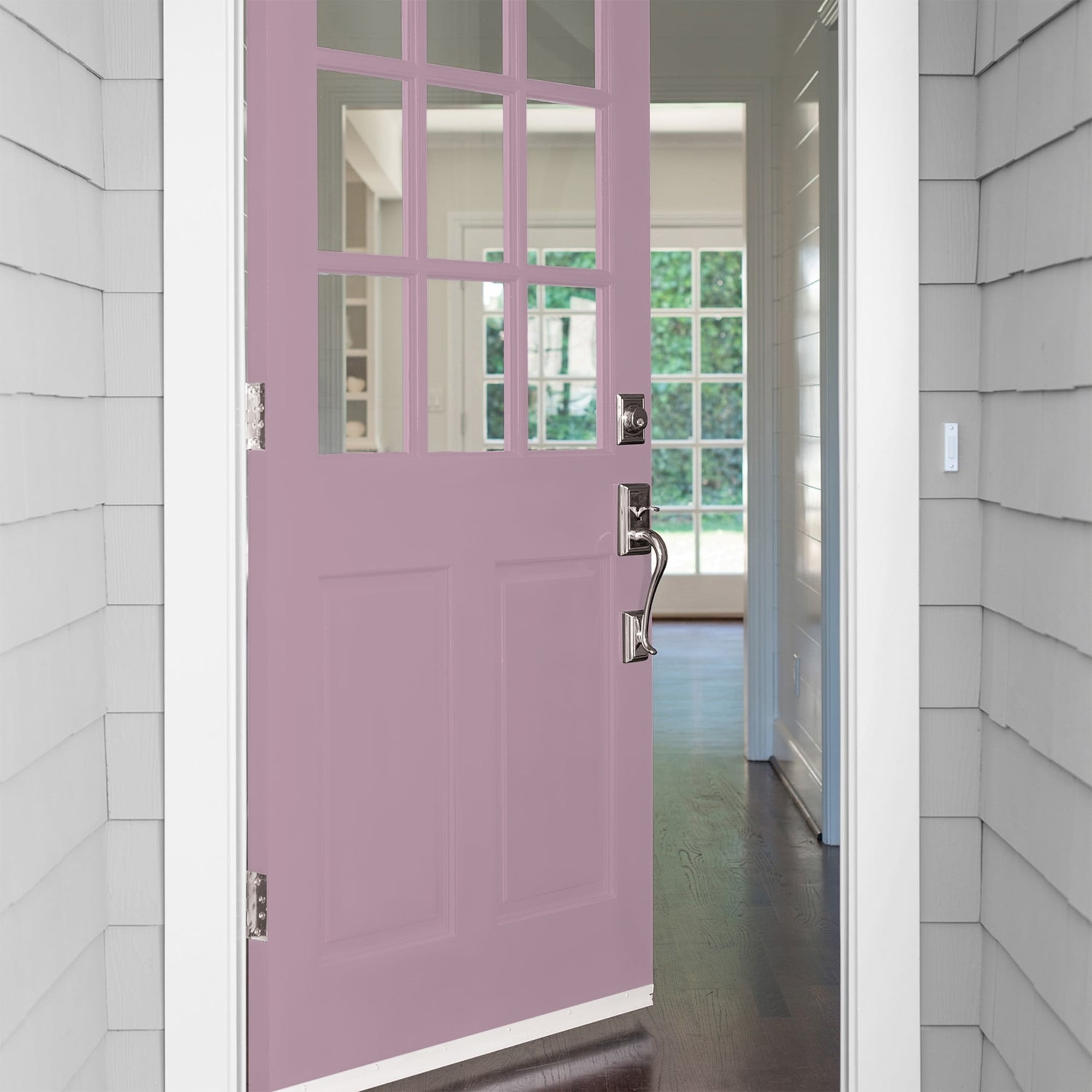 Glidden Fundamentals Ashberry / Purple, Semi-Gloss Exterior Paint, 5 Gallon