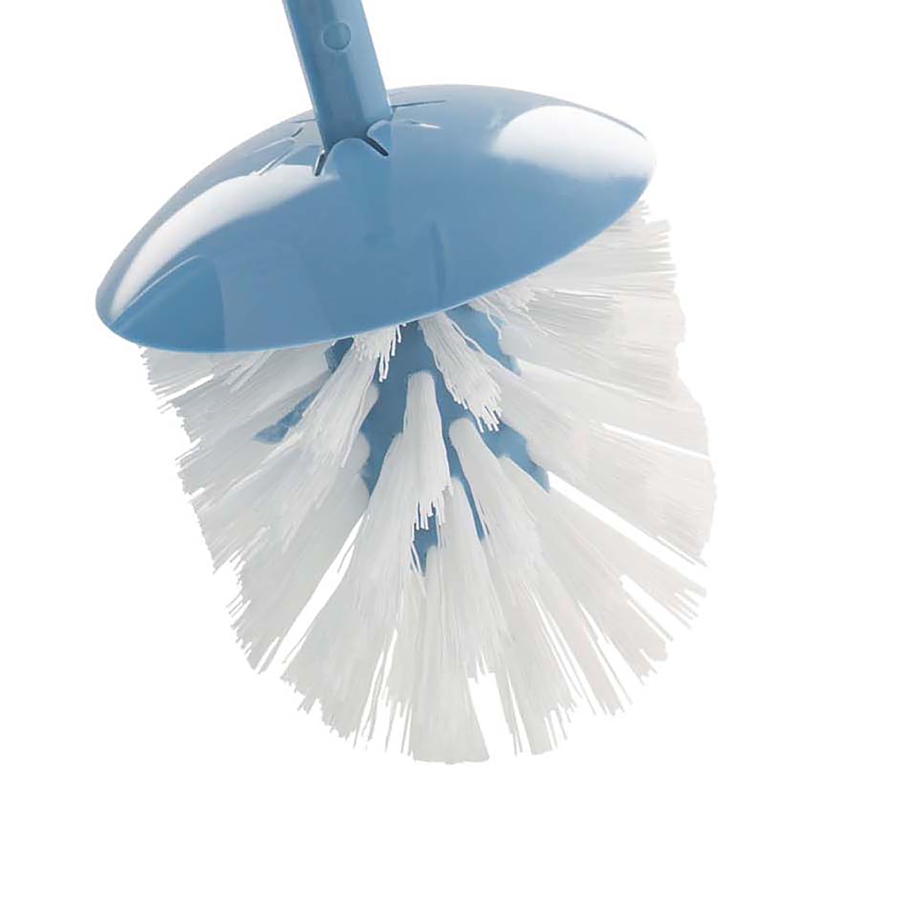 Bath Bliss Toilet Brush and Holder with Vented Base, Blue