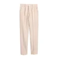 thumbnail image 3 of Pantalones de trabajo de sastrería social para hombres, pantalones de traje de oficina de negocios para hombre negros, pantalones ajustados rectos con tres botones, moda masculina china, 3 of 5