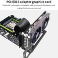 thumbnail image 3 of Support de Carte Vidéo GPU Vertical Support de Carte Vidéo en Alliage d'Aluminium Support de Carte Graphique PC Support de Boîtier d'Ordinateur avec Câble, 3 of 5