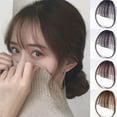 thumbnail image 2 of High Temperature Resistant Synthetic Hair Bangs - Natural Black, Light Brown, Dark Brown, Brown Black - Suitable for All Face Shapes, Easy to Style, Long-Lasting Volume, 2 of 10