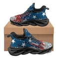 thumbnail image 1 of Zapatos vulcanizados unisex con estampado de bandera de Estados Unidos para enfermeras, otoño e invierno, con amortiguación, antideslizantes, para caminar, 1 of 6