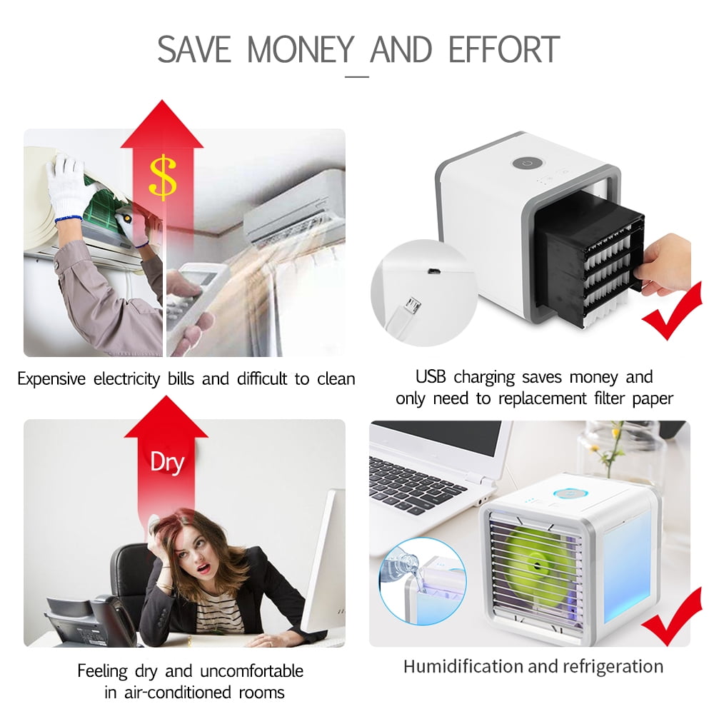 Buy Mini Air Cooler Filter Replacement, Good Absorption Tabletop Air