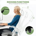 thumbnail image 5 of Casabay Ergonomic Office Chair, High-Back Mesh Desk Chairs with Flip-up Armrest Adjustable Headrests, Comfortable Lumbar Support, for Home, Work, Study, 5 of 7