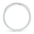 thumbnail image 2 of ANGARA Natural Diamond Swirl Bypass Ring in 14K White Gold for Women (Size-1mm | Color-I-J | Clarity-I1-I2) | April Birthstone, Birthday, Anniversary, Jewelry Gift for Women | Natural Diamond Ring, 2 of 10
