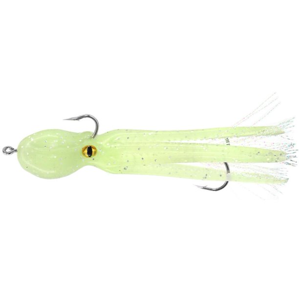 Señuelos de pesca blandos de pulpo de 11 cm y 22 g con anzuelo Crankbait cebo artificial (F) Hugtrwg Para estrenar