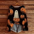 thumbnail image 2 of Breezora Tricot Imprimé Halloween pour Femmes Manches Longues Col Rond Décontracté Léger Automne et Hiver Taille m Noir, 2 of 4