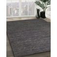 thumbnail image 2 of Ahgly Company Indoor Square Mid-Century Modern Black Cat Black Area Rugs, 8' Square, 2 of 6