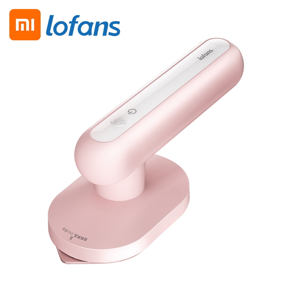 Lofans Mini Wireless Ironing Machine YD-017，90° Rotating Small Hand-held Quick Heat Smart Power Off Portable Ironing Clothes Home Travel Pink