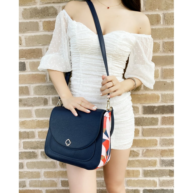 Kate Spade Kailee Medium Flap Shoulder Bag Crossbody Tropical Toss Nightcap