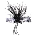 thumbnail image 2 of Diadema de Plumas y Lentejuelas Retro Perfecl, 2 of 8
