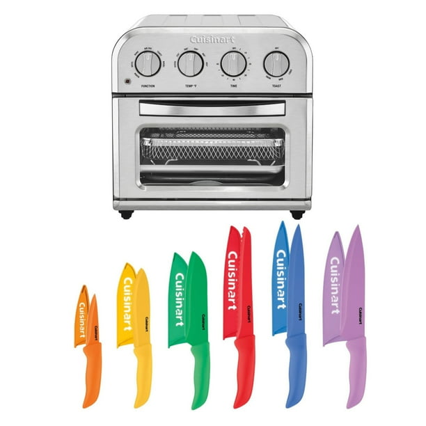 Cuisinart TOA28 Air Fryer Toaster Oven and Advantage 12 Piece Knife