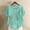 Mint Green, variant on Boho Tops for Women Tee Shirts Crewneck Cotton Linen Summer Short Sleeve Ladies T Shirts Soft