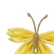 thumbnail image 4 of 2 pinzas para el pelo con forma de mariposa, pasadores portátiles para el pelo liso. Amarillo satinado, 4 of 9