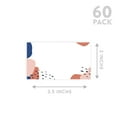 thumbnail image 5 of Koyal Wholesale Terracotta Abstract Shapes Place Cards for Wedding Party Tables, Seating Name Place Card, 60 Pack, 5 of 5
